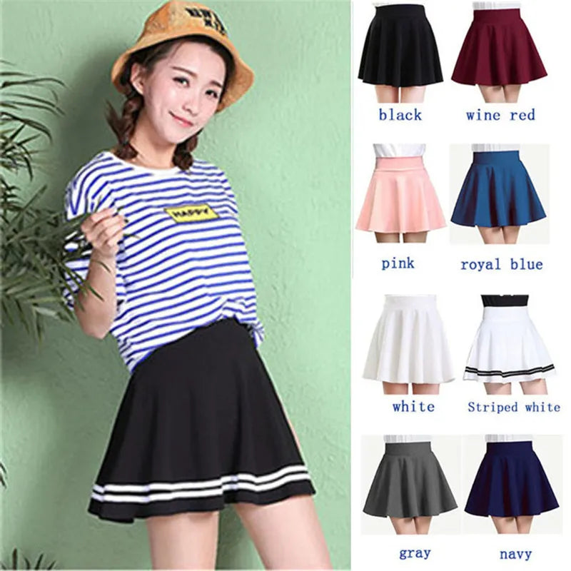 Elegant Elastic Mini skirt