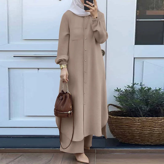 Modest Long Shirt With Trouser