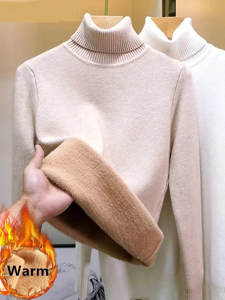 Elegant Turtleneck Winter Sweater