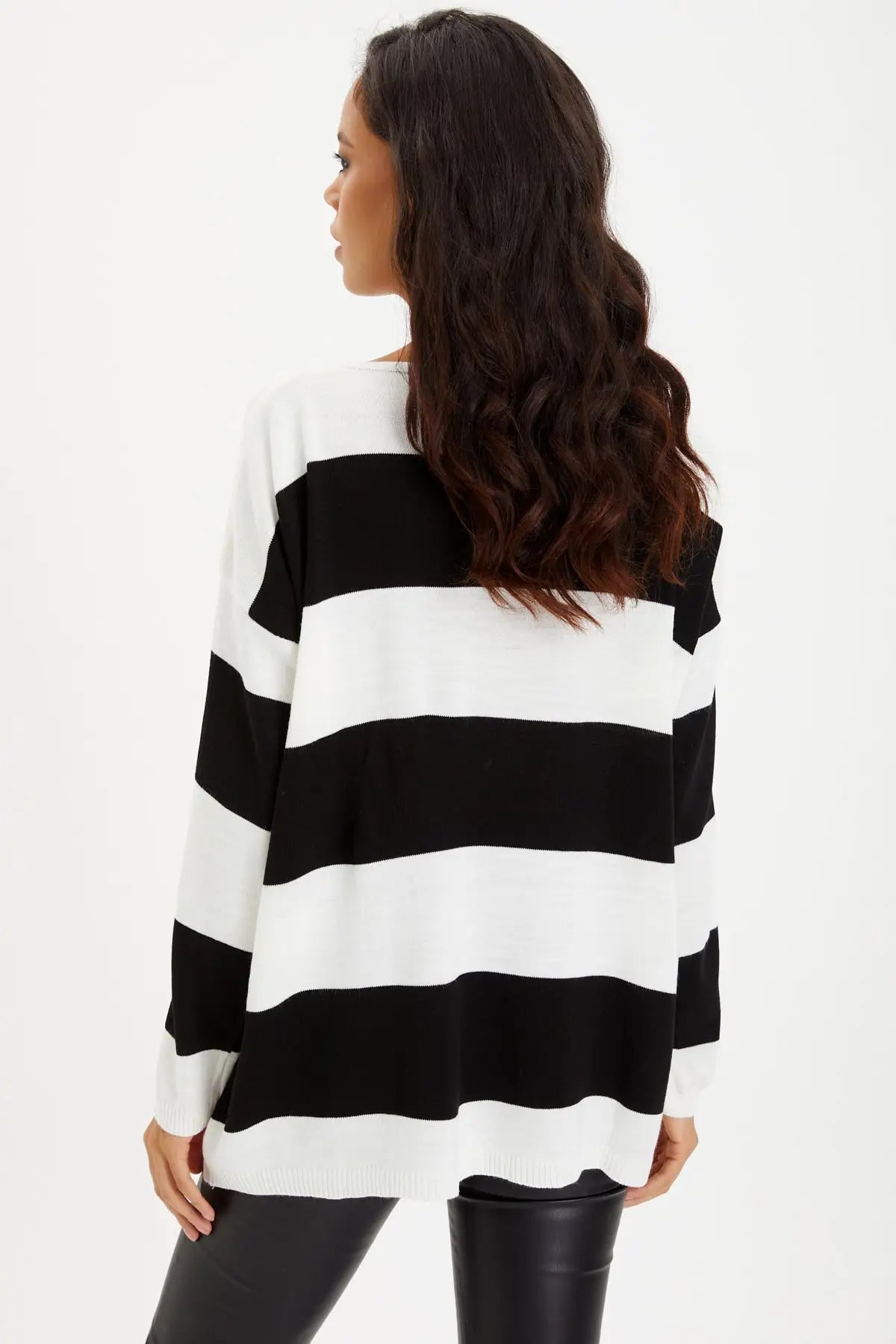 Stripy Long Sleeve Regular Blouse