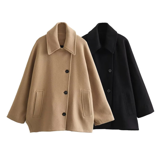 Short Cloak Coat for Women