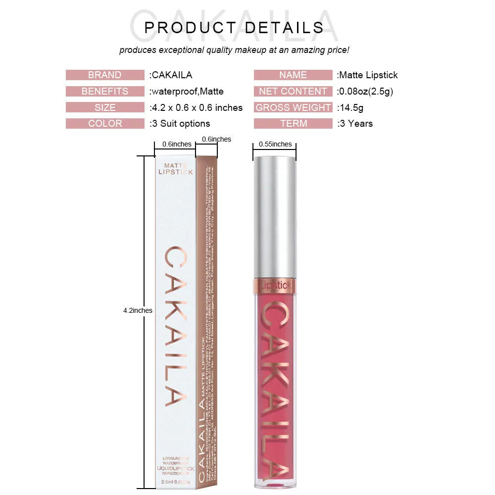 Long Lasting Velvet Matte Lip Gloss