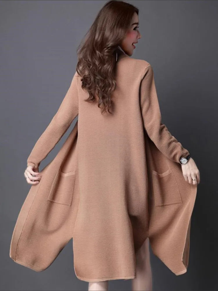 Women's Knitted Long Sleeve Cardigan