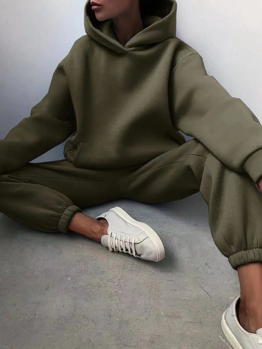 Winter Two Piece Oversized Tracksuit set