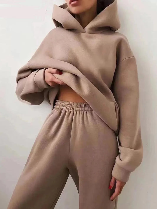 Winter Two Piece Oversized Tracksuit set