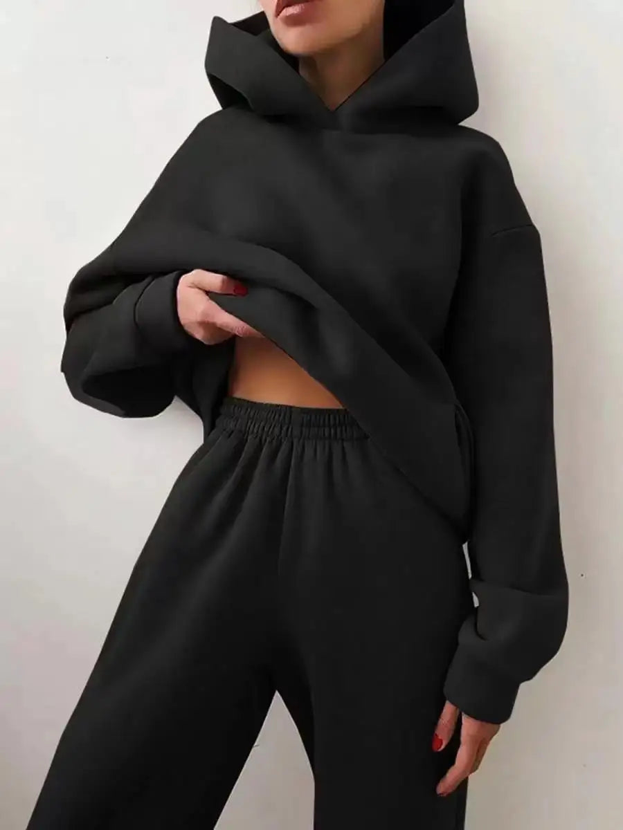 Winter Two Piece Oversized Tracksuit set