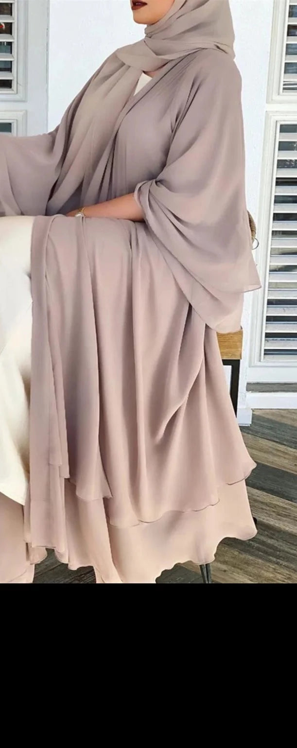 Modest Chiffon Kimono