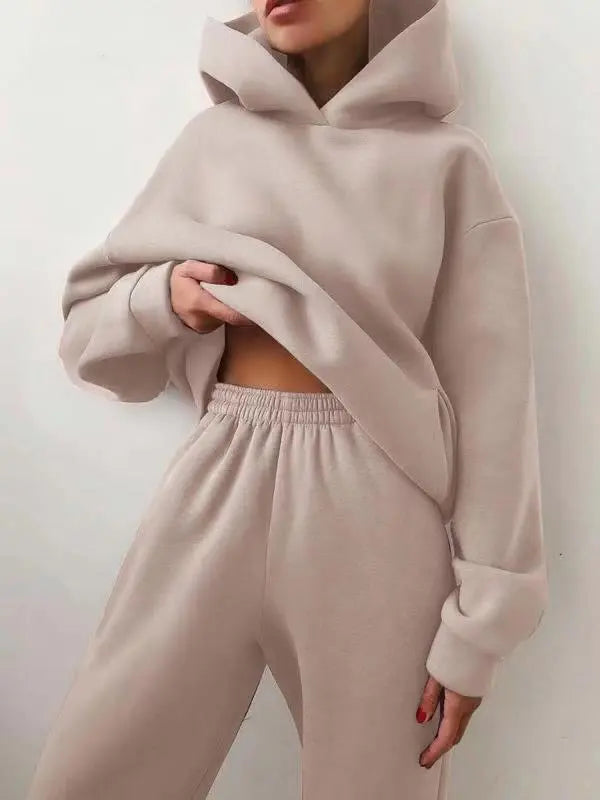 Winter Two Piece Oversized Tracksuit set